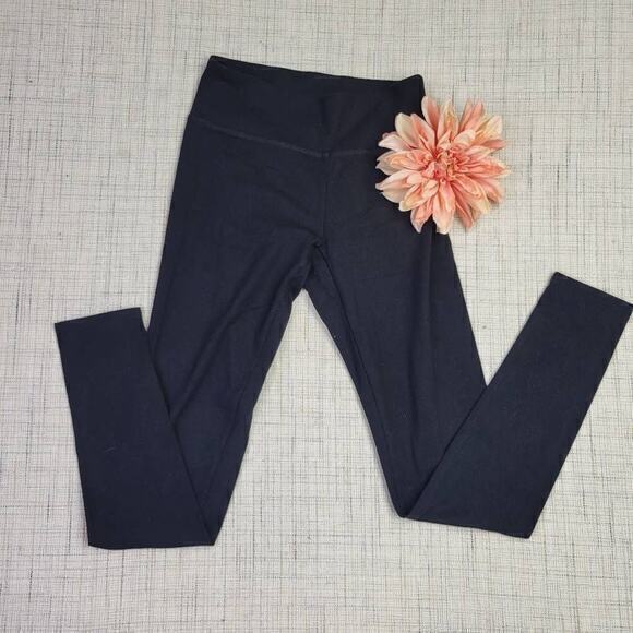aerie Pants - Aerie Women's Chill Play Move Wide Waistband‎ Black Leggings Size Small